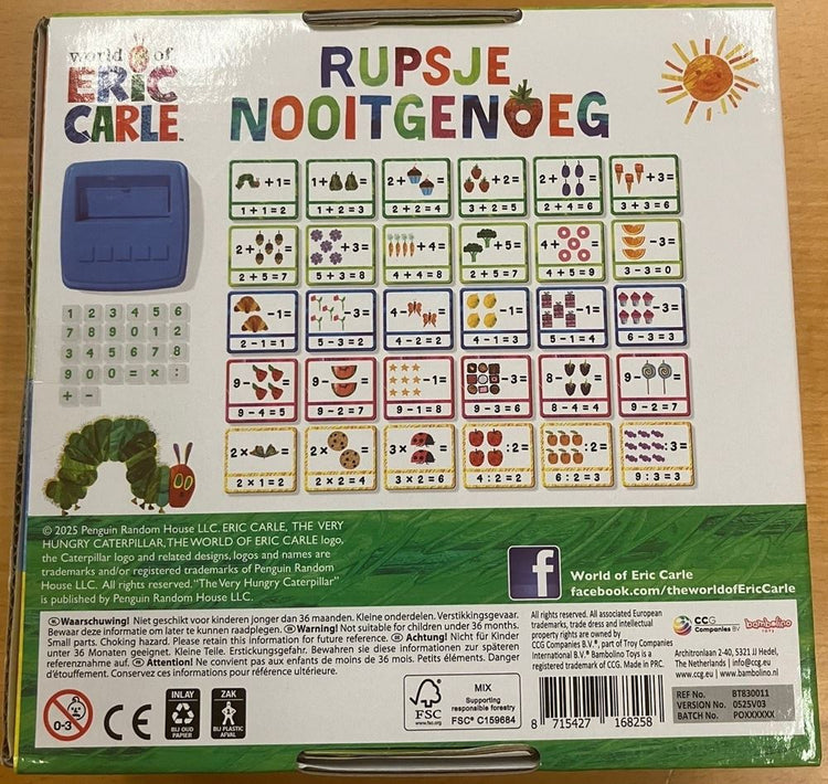 Caterpillar lernt nie genug zu zählen. 3+