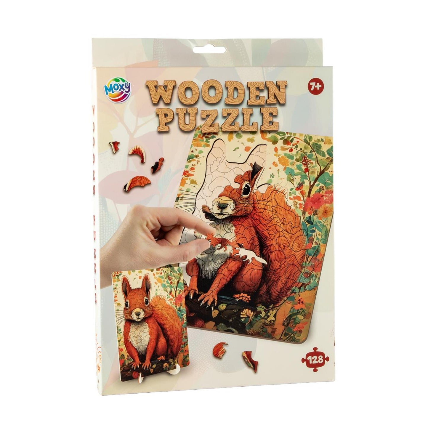 Moxy Holzpuzzle Eichhörnchen in einzigartiger Form