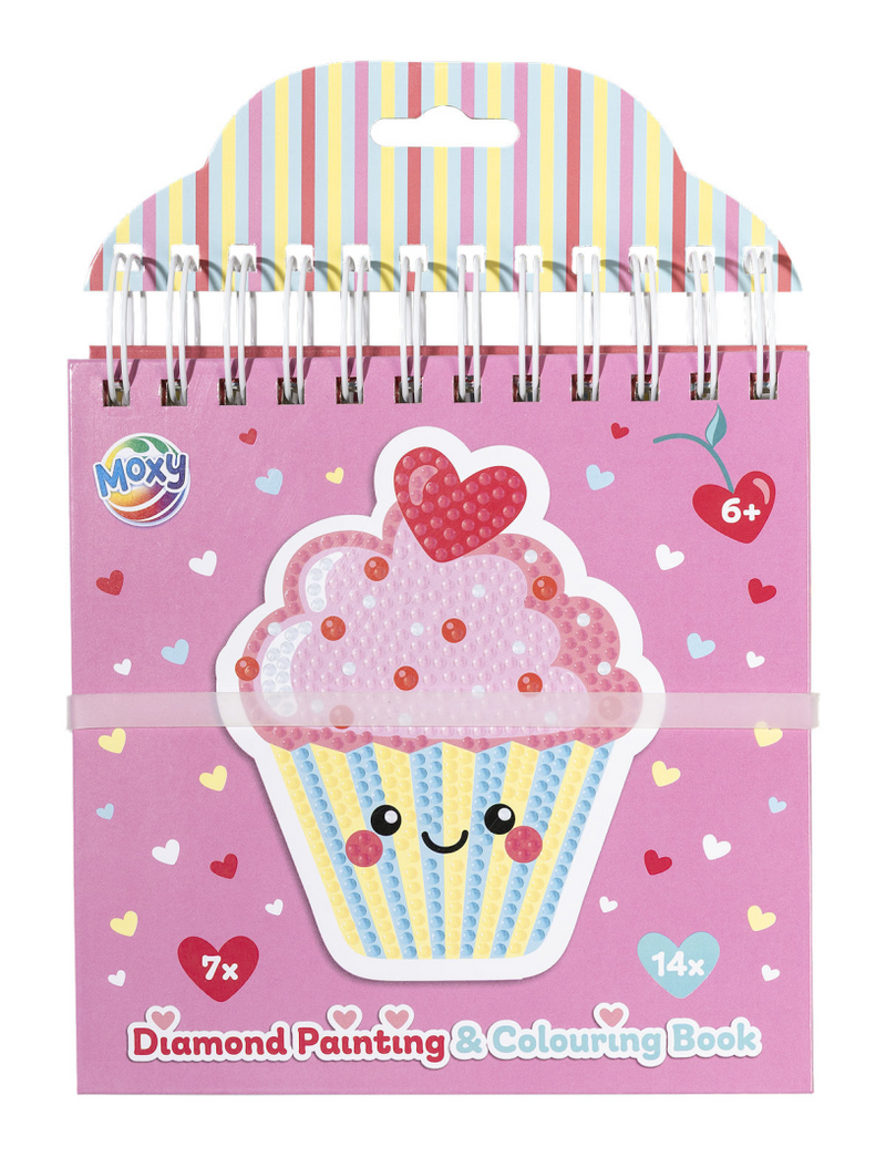 Moxy Diamond Painting Malbuch, 16x16cm