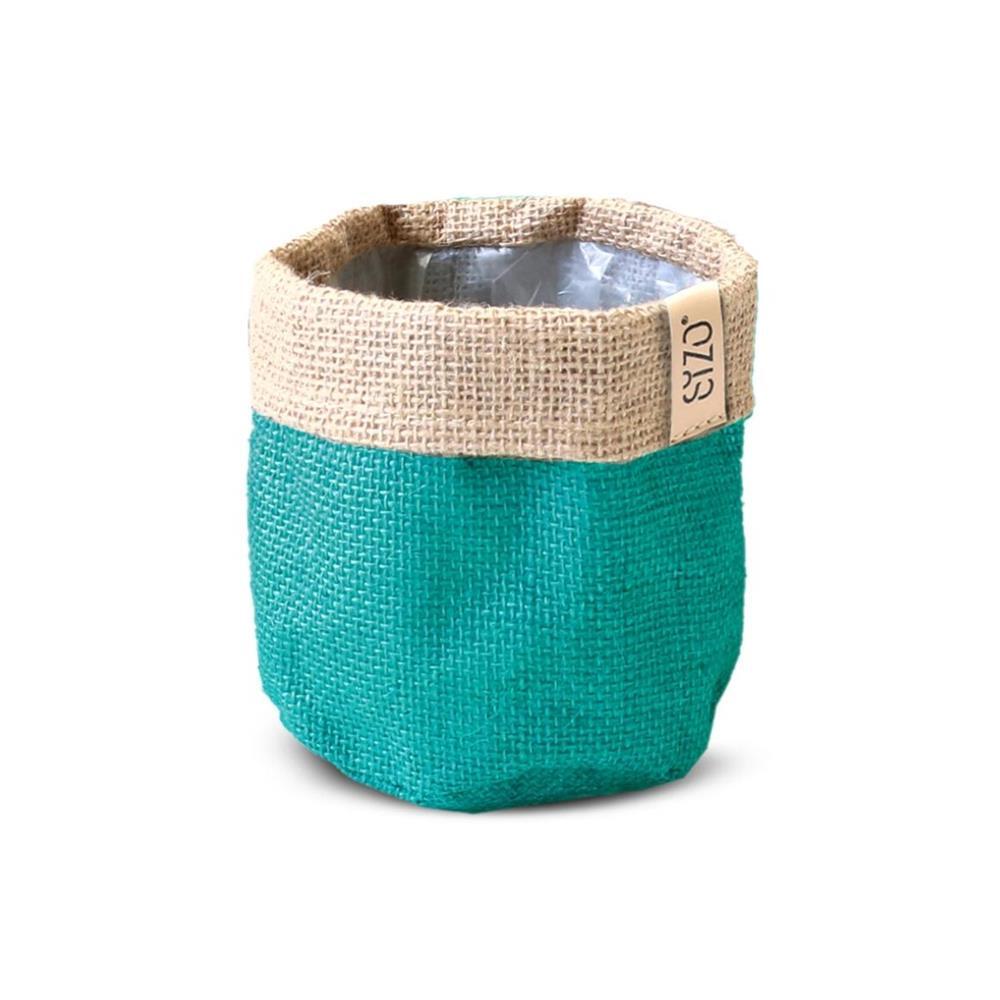 Sizo Sizo wasserdichte Pflanzenbeutel aus Jute 13 cm Benzin