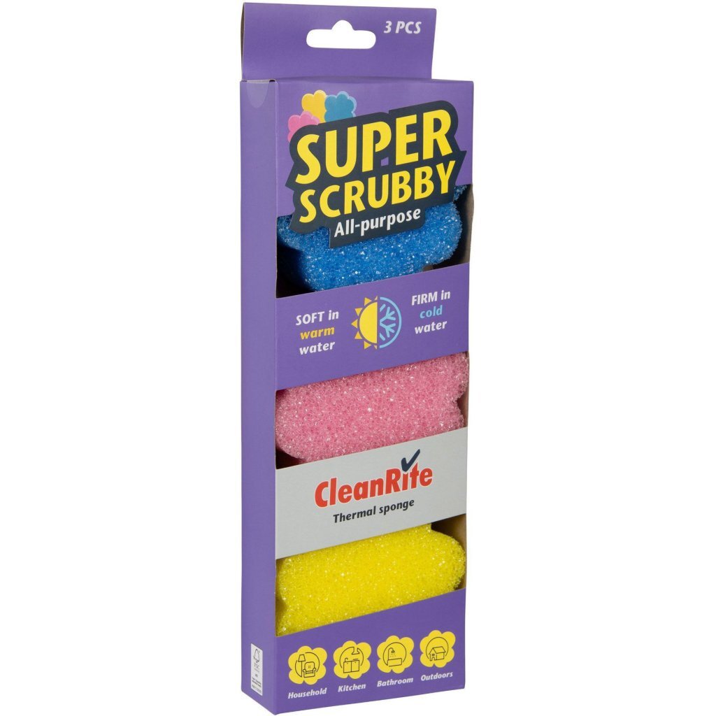 CleanRite CleanRite Scrub Schwamm 3 Teile