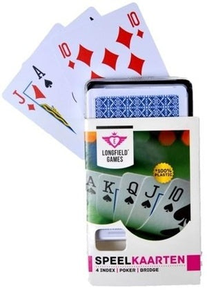 Longfield spielen Karten 100% Plastik