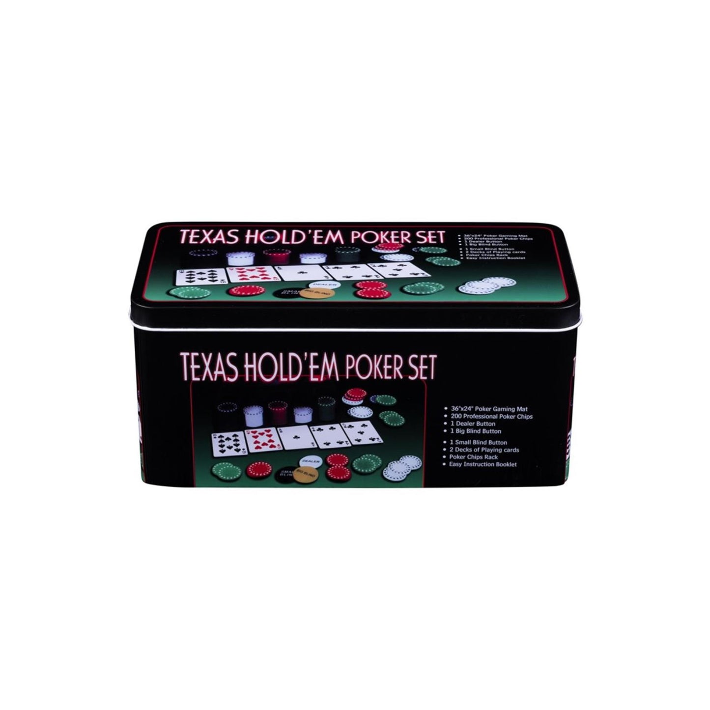 Engelhart komplettes Pokerset mit 200 Chips