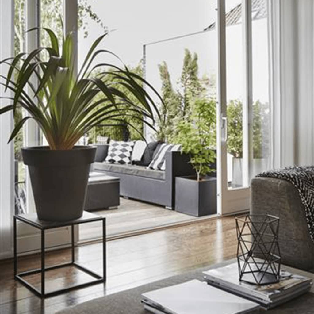 Capi Capi Pflanzer Urban Smooth Square 40x40x40 cm Schwarz KBL903