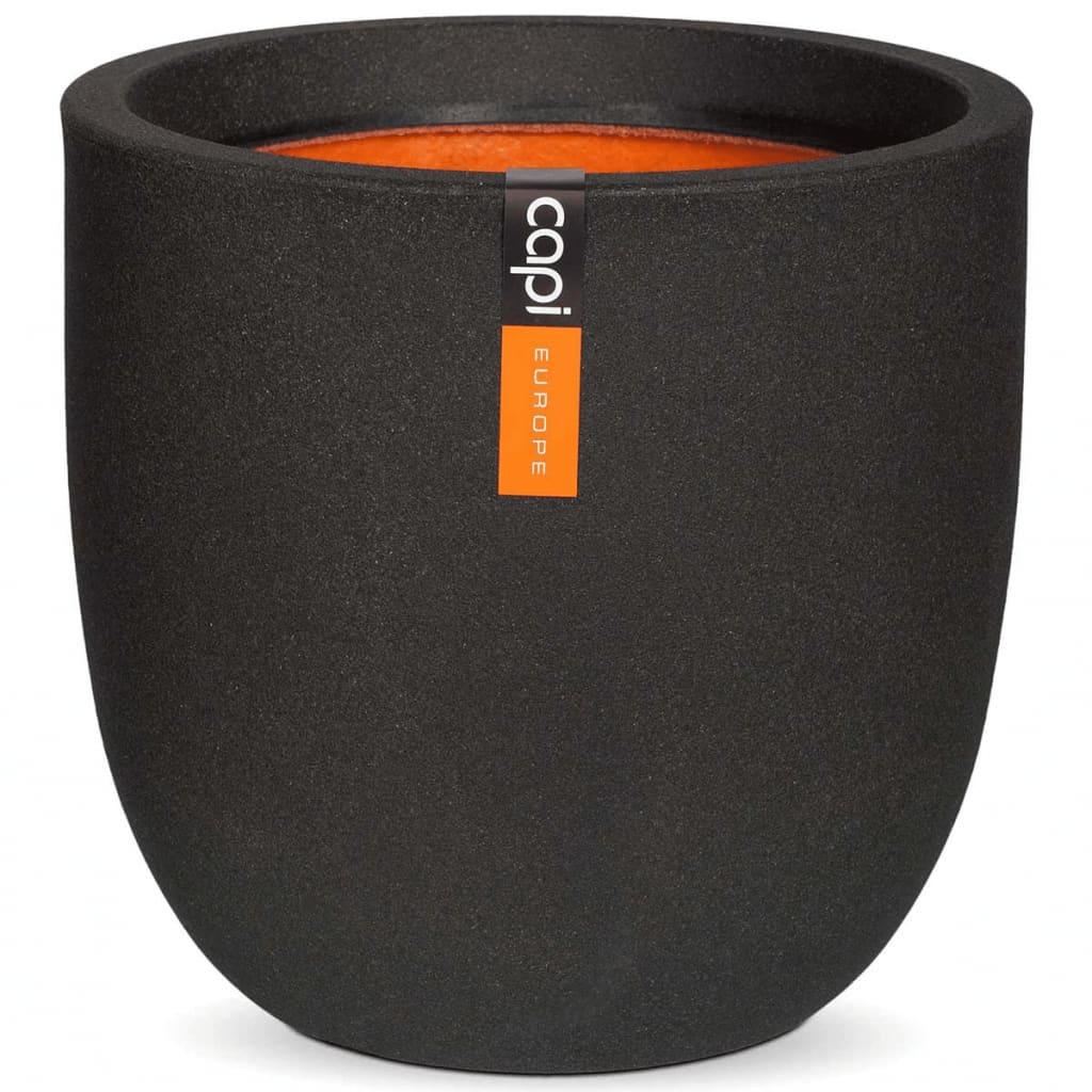 Capi Capi Flowerpot Urban glatt 35x34 cm Schwarz KBL932