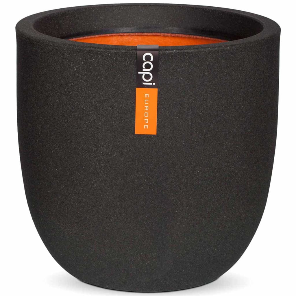 Capi Capi Flowerpot Urban glatt 43x41 cm Schwarz KBL933