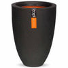 Capi Capi Flowerpot Urban Smooth Elegante Schicht 36x47 cm Schwarz KBL782