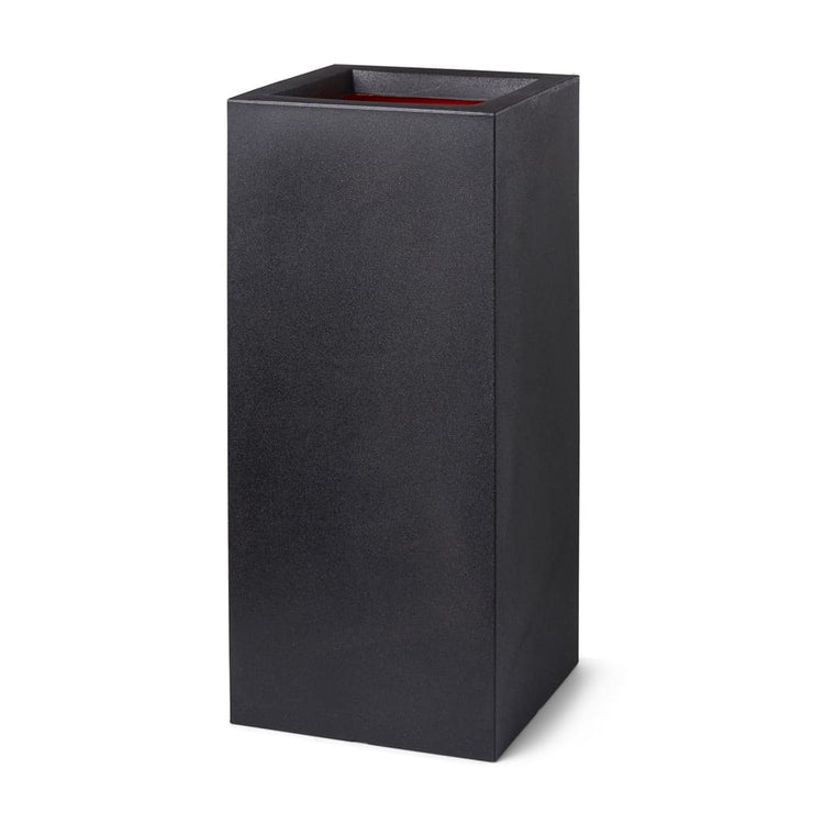 Capi Capi Pflanzer Urban Glatt rechteckig 36x79 cm Schwarz