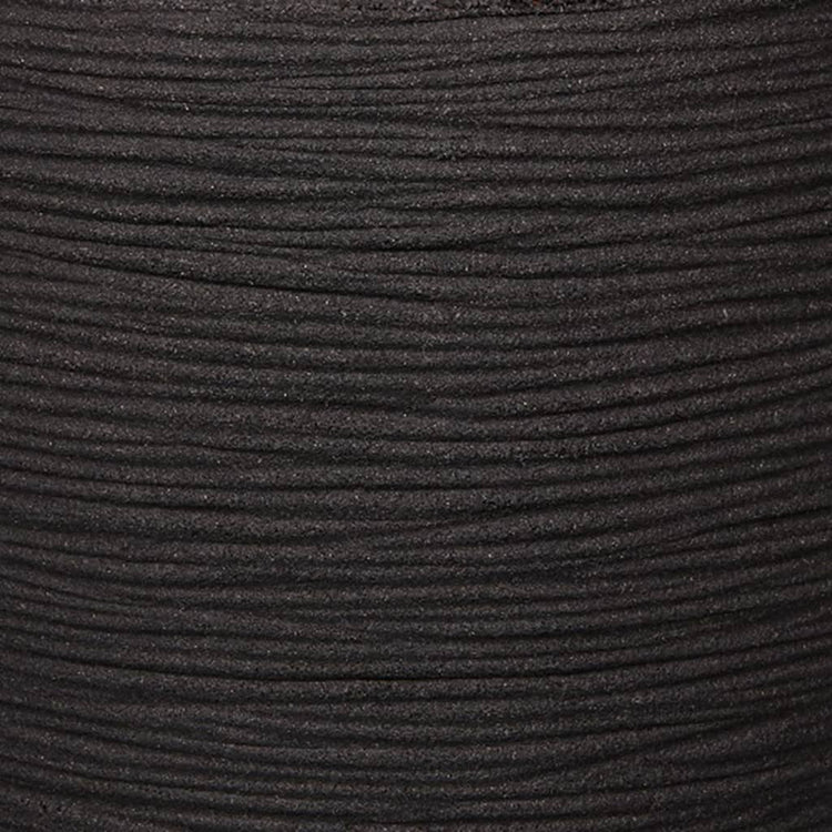 Capi capi blowerpot naturrippen elegant niedrig 36x47 cm schwarz kblr782