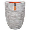 Capi Capi Flowerpot Nature Rib Elegante Schicht 36x47 cm Elfenbein -gelöschtes Kofi782