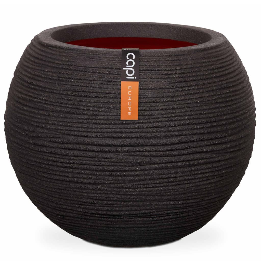 Capi capi blowerpot nature rib sphärisch 40x32 cm schwarz kblr270