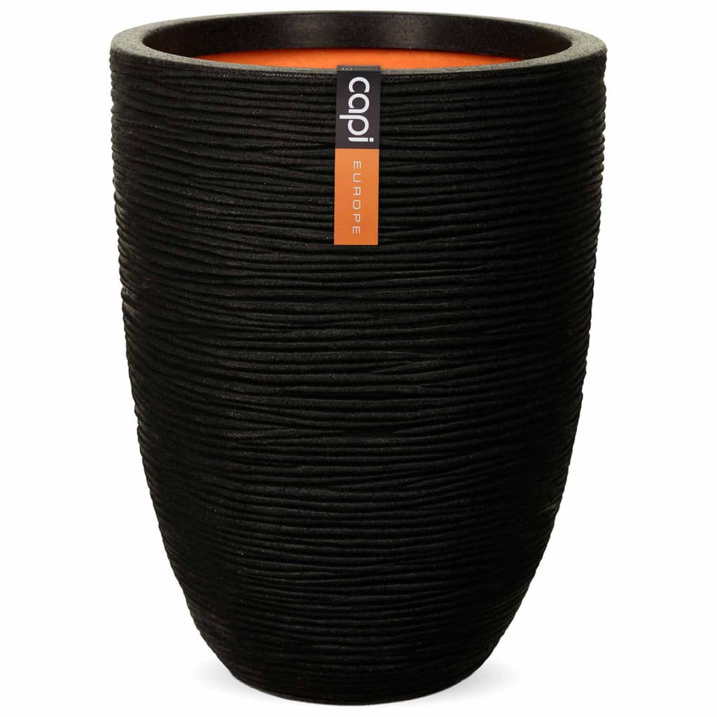 Capi capi blowerpot naturrippen elegant niedrig 46x58 cm schwarz pkblr783