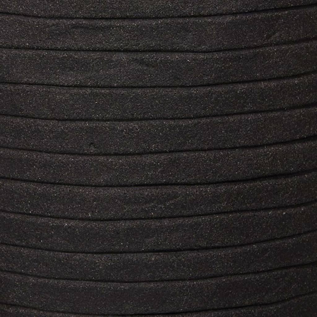 Capi Capi Blumentopf Naturreihe 43x41 cm schwarz kblro933