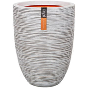 Capi Capi Flowerpot Natur Rib Elegante Schicht 46x58 cm Elfenbeinfarbe Kofi783 - afbeelding 1