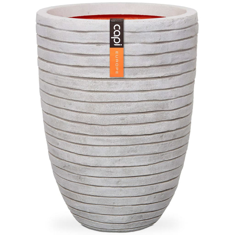 Capi Capi Flowerpot Nature Row elegant niedrig 46x58 cm Elfenbein -gelöschtes krwi783