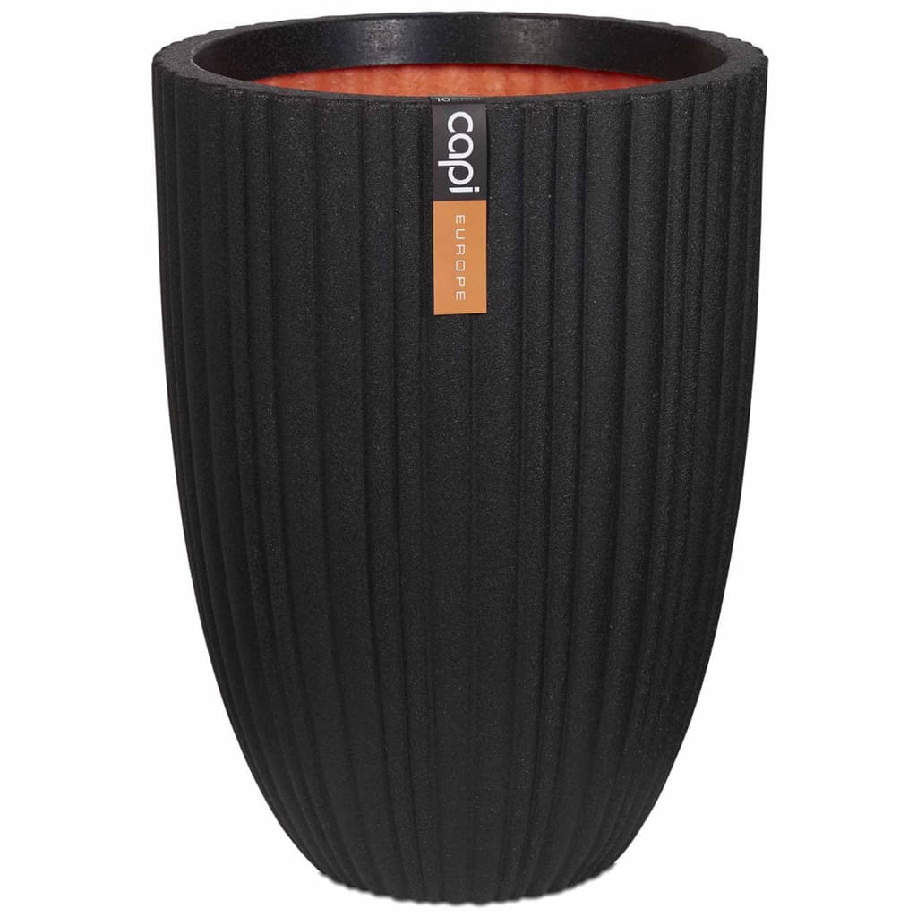 Capi Capi Flowerpot Urban Tube Elegant Low 46x58 cm Schwarz KBLT783
