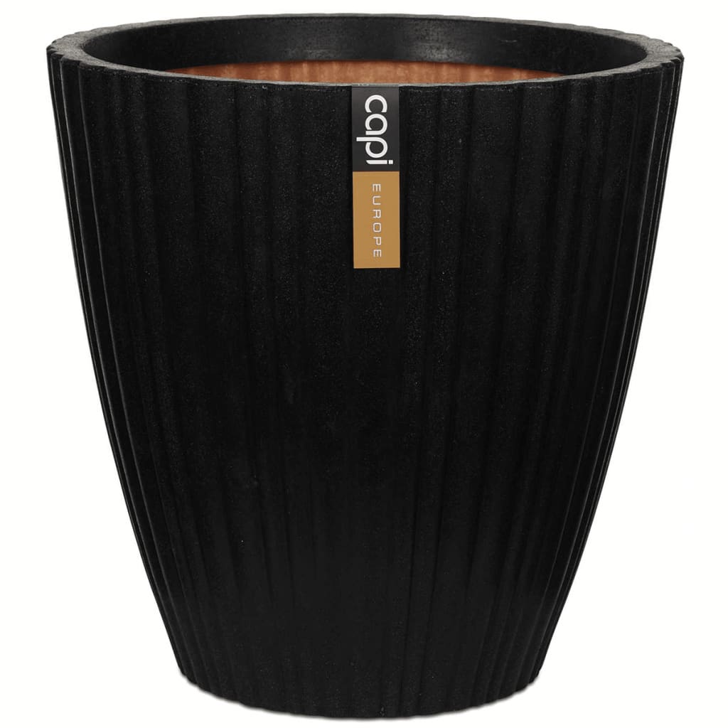 Capi Capi Flowerpot Urban Tube Taps 55x52 cm Schwarz KBLT802