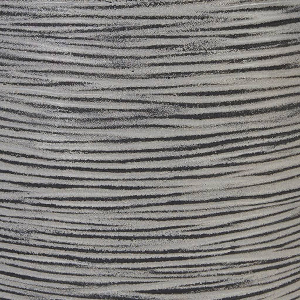 Capi Capi Pflanzer Natur Rib Square 30 x 30 cm Anthrazit Kofz902