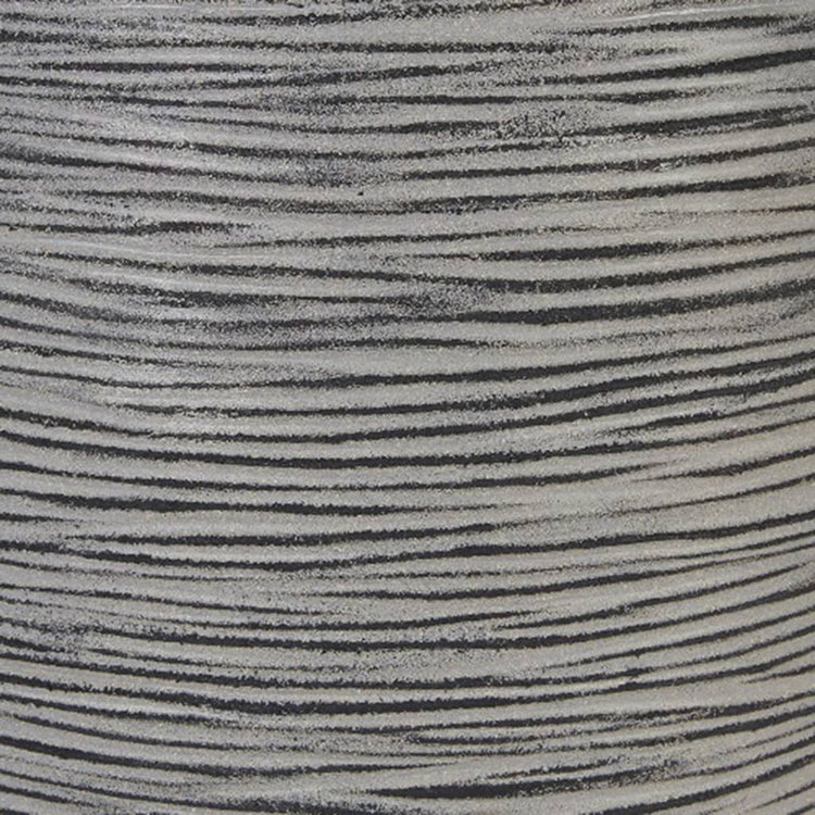 Capi Capi Pflanzer Natur Rib Square 40x40 cm Anthrazit Kofz903