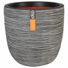 Capi Capi Flowerpot Natur Rib 35x34 cm Anthrazit Kofz932
