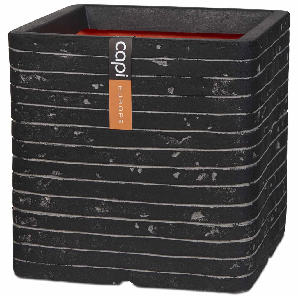 Capi Capi Pflanzer Nature Row Square 30x30 cm Anthrazit Krwz902