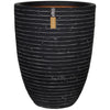 Capi Capi Flowerpot Nature Row elegant niedrig 36x47 cm Anthrazit WFDZ782