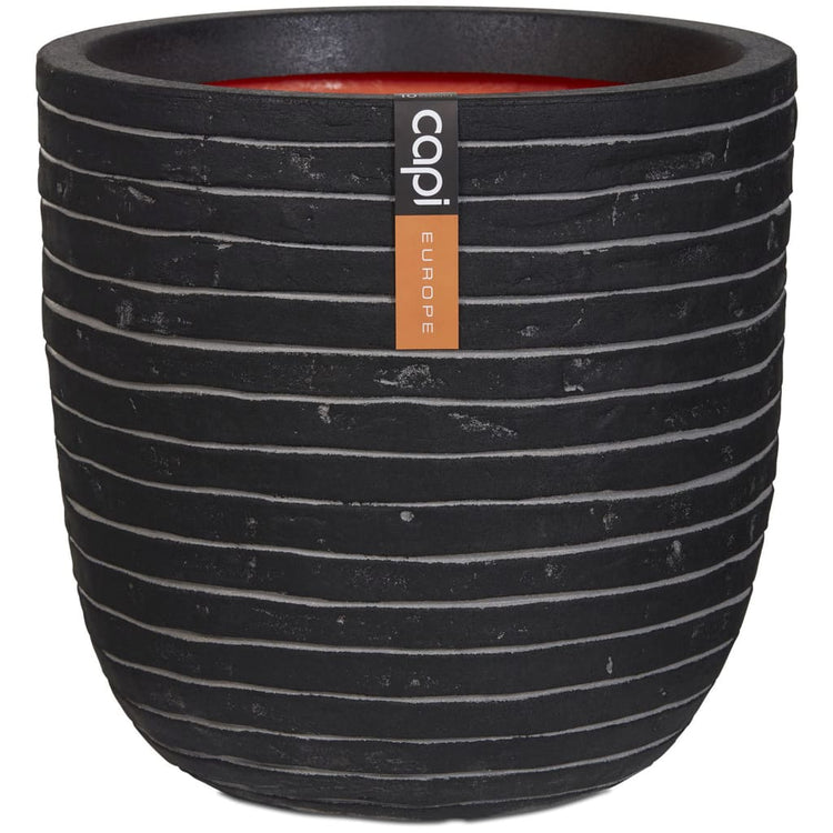 Capi Capi Flowerpot Nature Row 35x34 cm Anthrazit krwz932