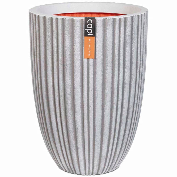 Capi Capi Flowerpot Urban Tube Elegante Schicht 55x73 cm Elfenbeinkoloriert