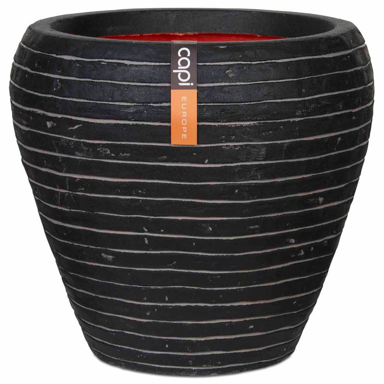 Capi Capi Flowerpot Nature Row taps 42x38 cm Anthrazit PKRWZ362