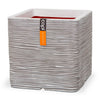 Capi Capi Pflanzer Natur Rib Square 50x50 cm Elfenbeinfarbe