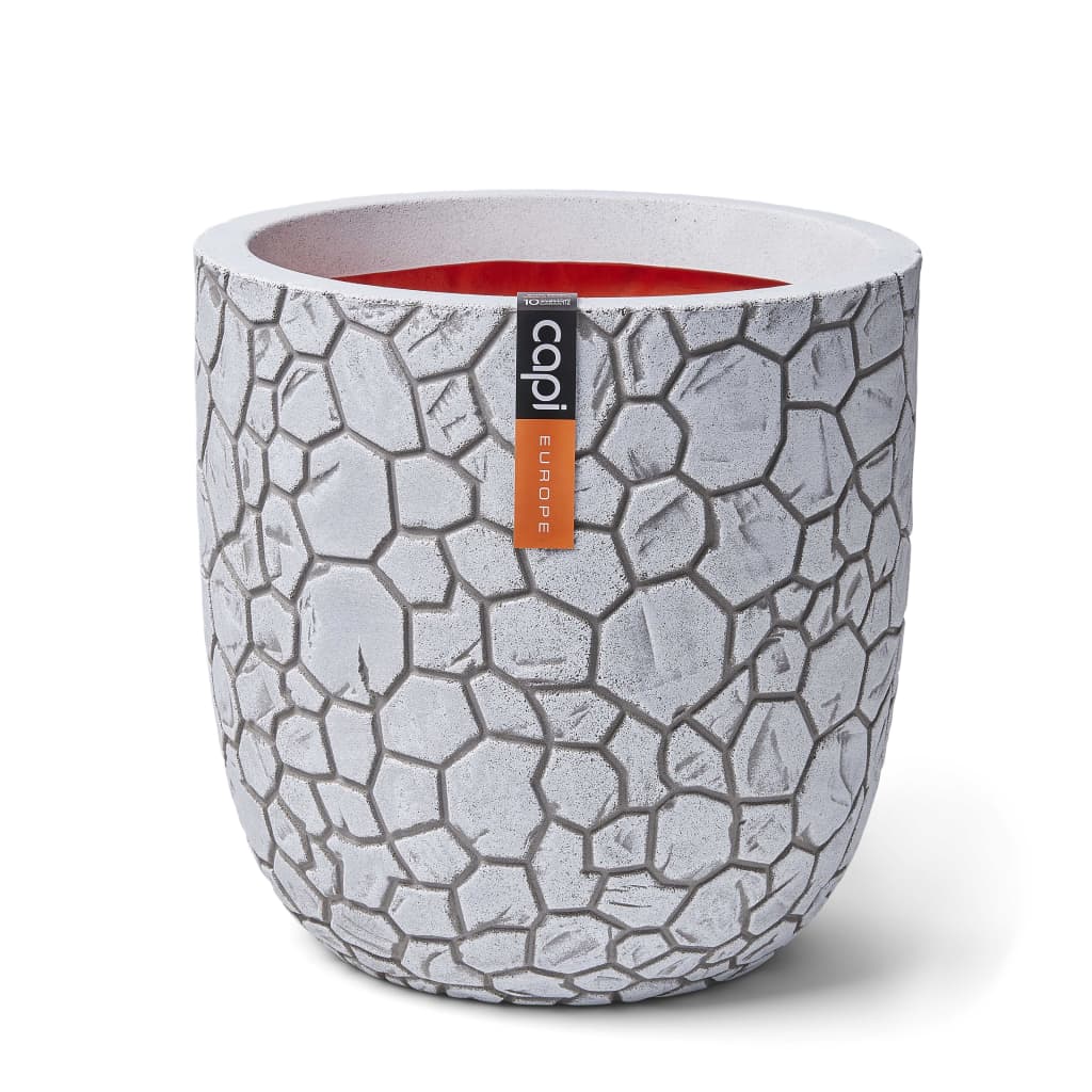 Capi Capi Blumenpot Ton Bulg -verändert 35x34 cm Elfenbeinfarbe