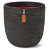 Capi Capi Pflanzer Natur Rib 54x52 cm dunkelbraun