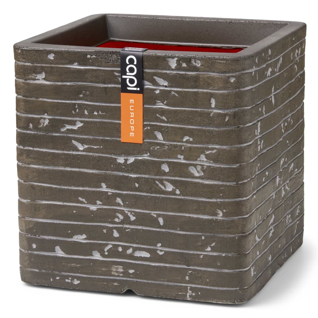 Capi Capi Flowerpot Nature Row Quadrat 40x40x40 cm Olivengrün