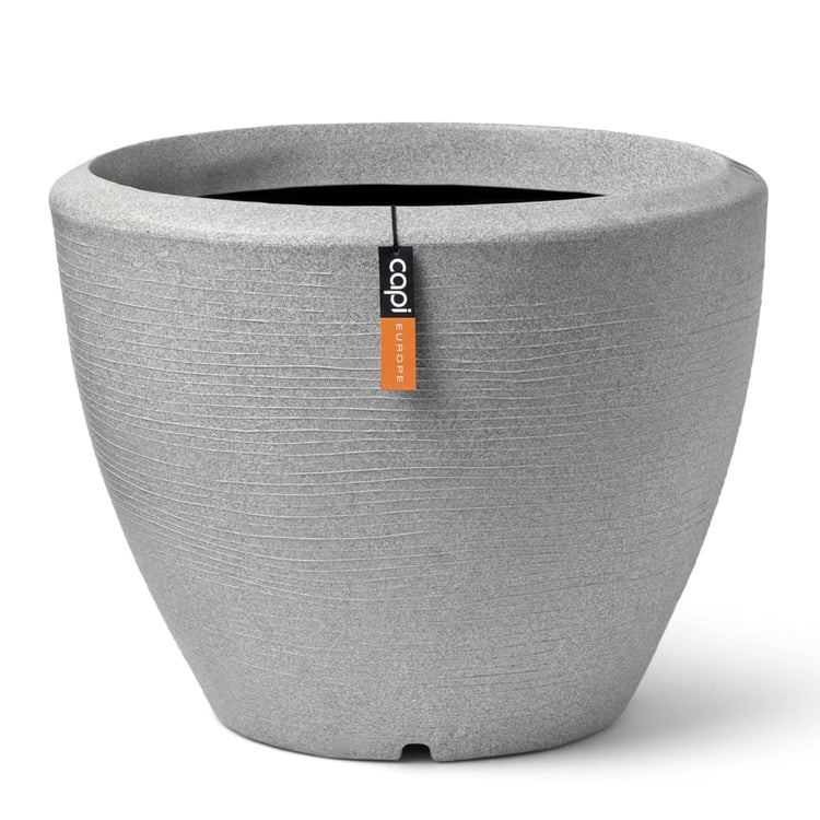 Capi capi blowerpot arc granit verjüngter Schicht 60x48 cm Elfenbeinfarbe