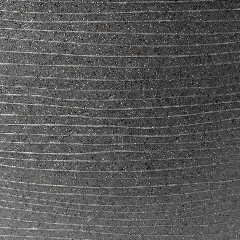 Capi capi blowerpot arc granit verjüngter 48x35 cm anthrazit -geläutet