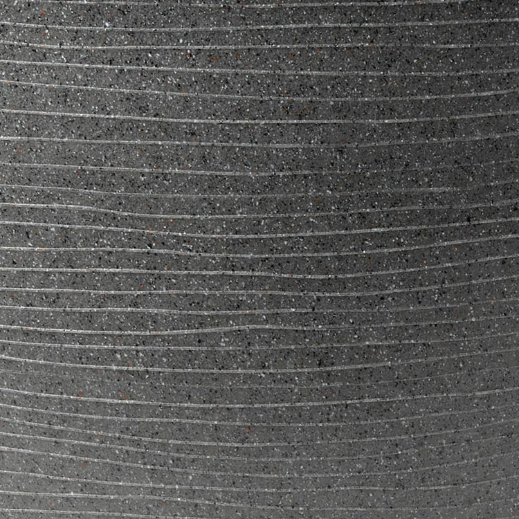 Capi capi blowerpot arc granit verjüngter 48x35 cm anthrazit -geläutet