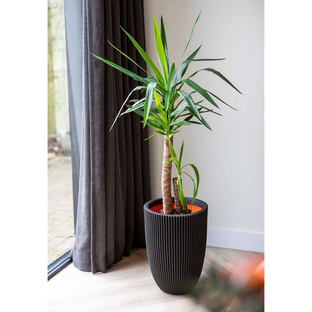Capi Capi Flowerpot Groove elegant 46x58 cm schwarz