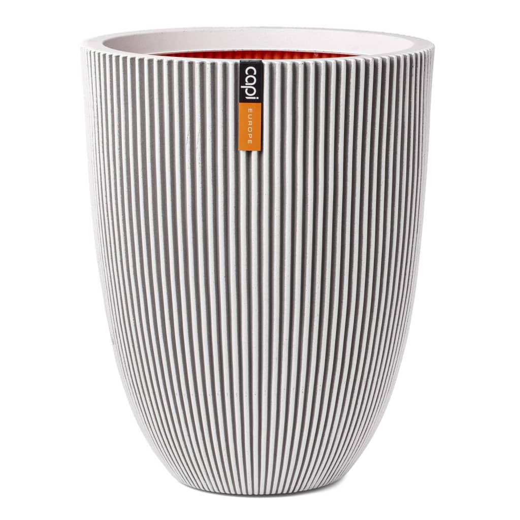 Capi Capi Blumenpot -Groove elegant 34x46 cm Elfenbeinfarbe