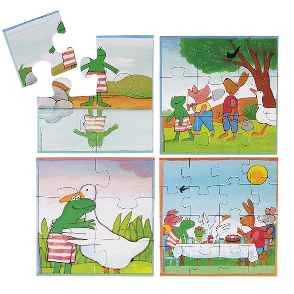 Die Welt des Froschpuzzles, 4in1