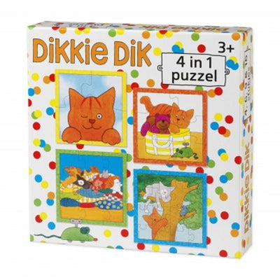 Dikkie Dik Puzzle, 4in1