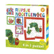Caterpillar Nooitgenoeg Puzzle, 4in1