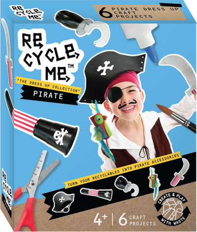 Re-cycle-me™ Re-cycle-me Bastelset Piraten-Verkleidung
