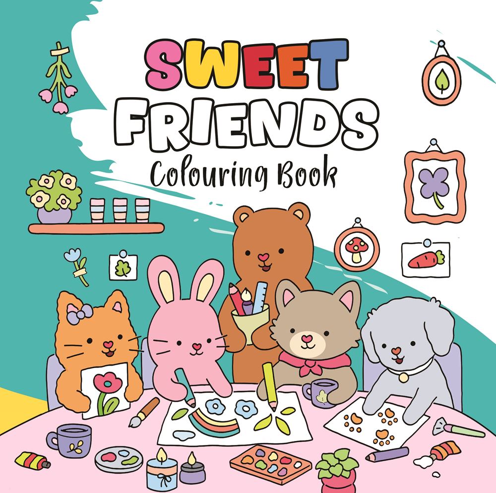 Cosy 1: Malbuch Happy Friends 12 Stück 4