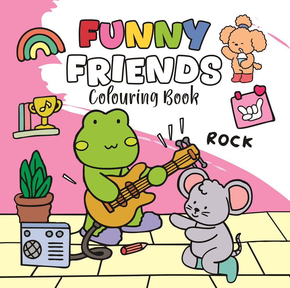 Cosy 1: Malbuch Happy Friends 12 Stück 4