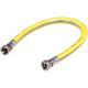 Raminex Raminex Gasschlauch 150 cm Edelstahl-Flex-PVC