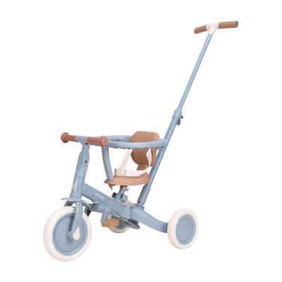 Little Dutch – 4-in-1-Dreirad mit Schiebestange – Safari-Träume blau