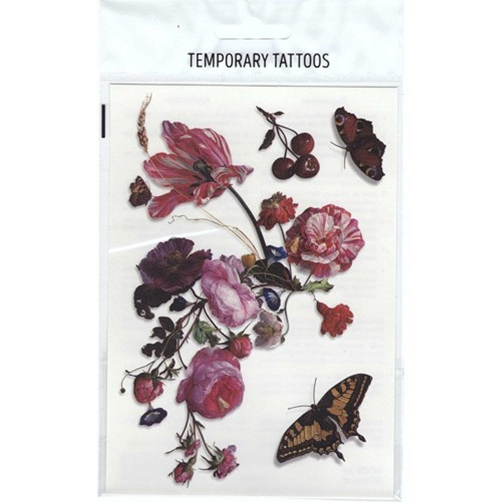 Grundlegende temporäre Tattoos Blumen 10 Stücke