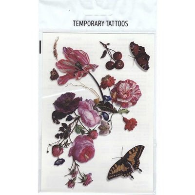 Grundlegende temporäre Tattoos Blumen 10 Stücke
