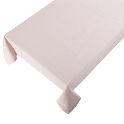 Leinen mehr Tischdecke Indi hellrosa 140 x 250 cm