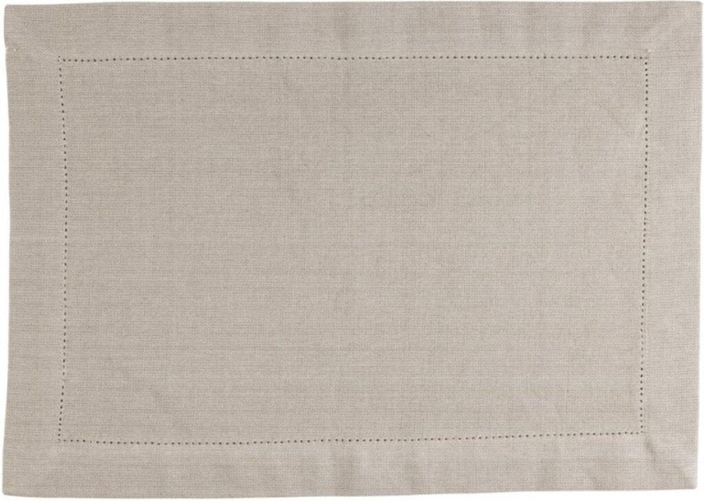 Wäsche mehr Leinen mehr Placematen Indi 35 cm x 50 cm Beige